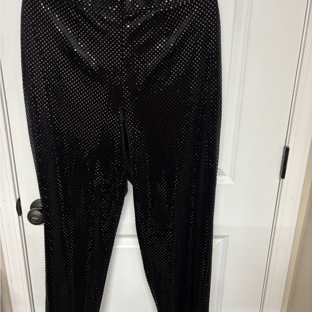 Notations Black and Silver Women's Pants! Inseam 29 & 1/2 inches